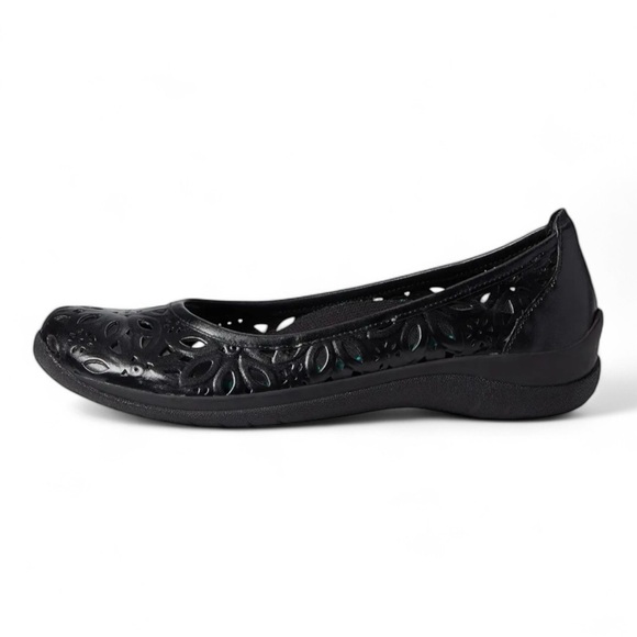 David Tate Safe Flats in Black Leather NWOB - Picture 7 of 11